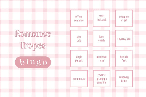 Romance Tropes Book Bingo: Book Recommendations