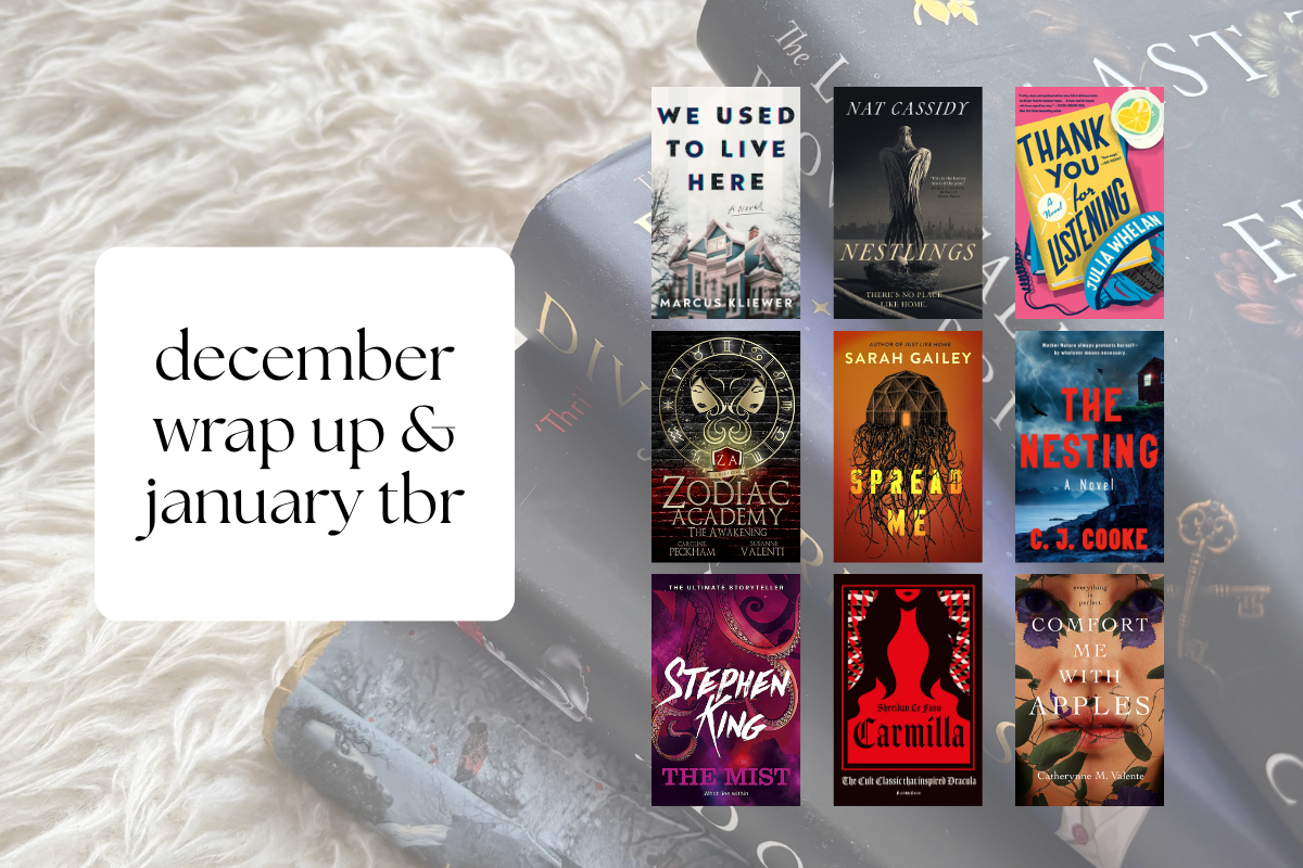 December Reading Wrap Up & January TBR