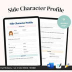 Side Character Profile Sheet