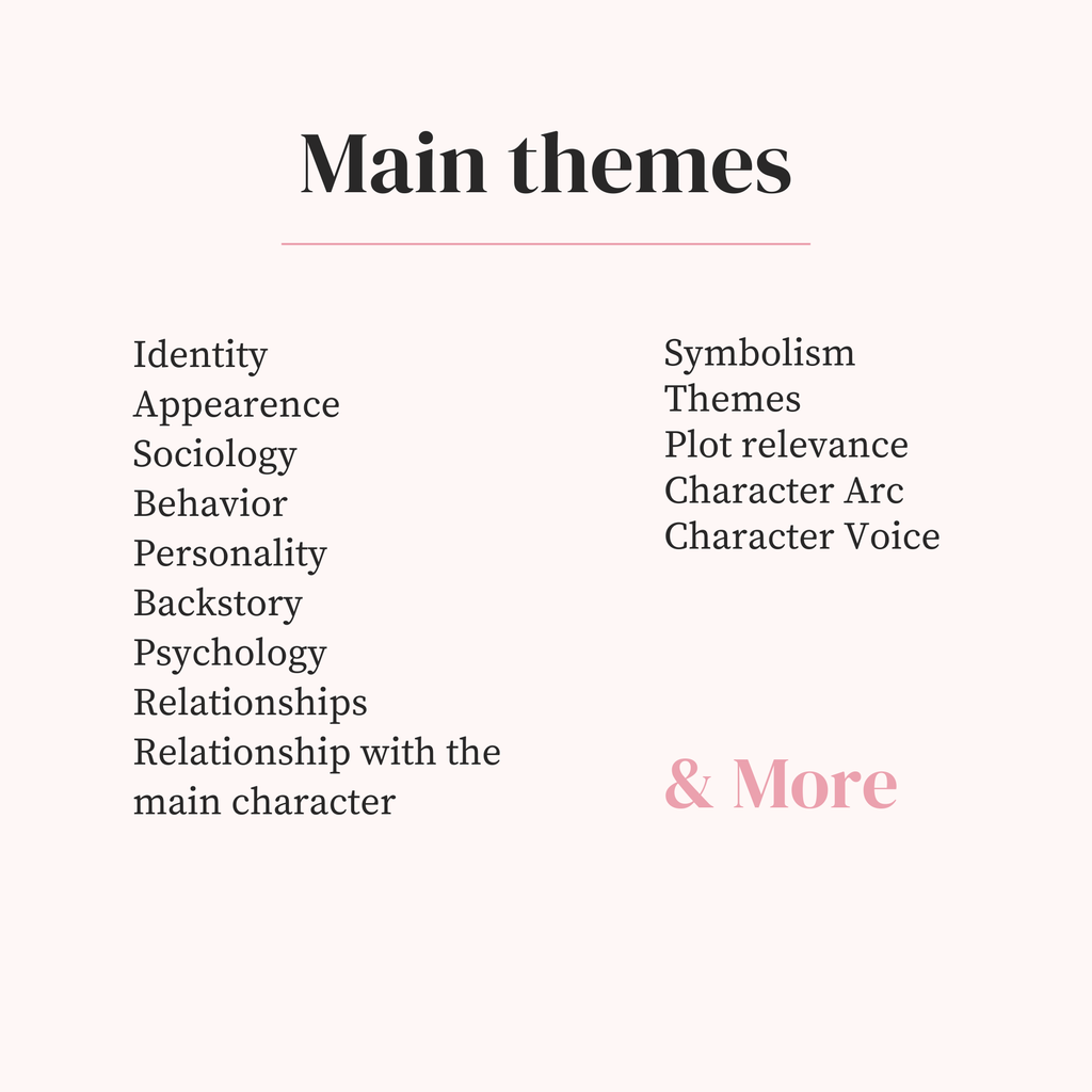 Love Interest Character Sheet