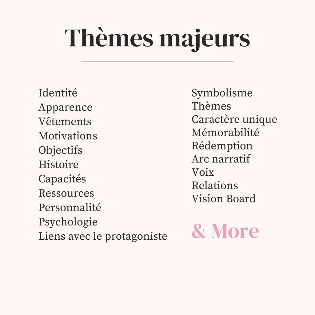 Fiche Personnage Antagoniste