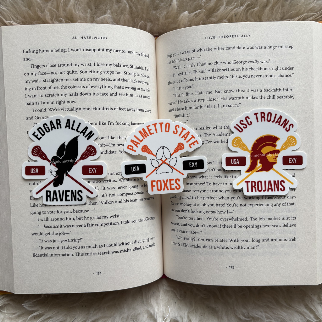 All For The Game Exy Teams Stickers