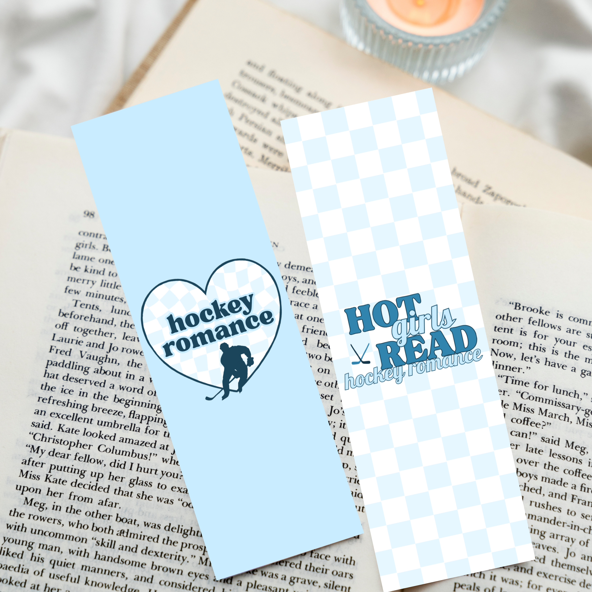 Hockey Romance Bookmarks