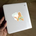 Readers Sleep Late Sticker