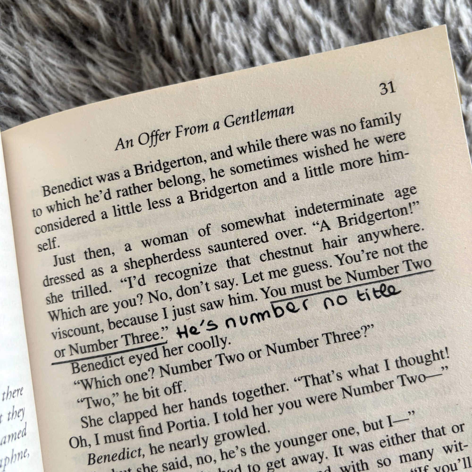 Benedict - Bridgerton Series Annotated Books