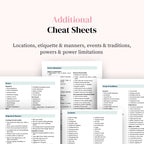 Fantasy WorldBuilding Workbook (120 Pages)