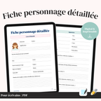 Fiche Personnage Principal