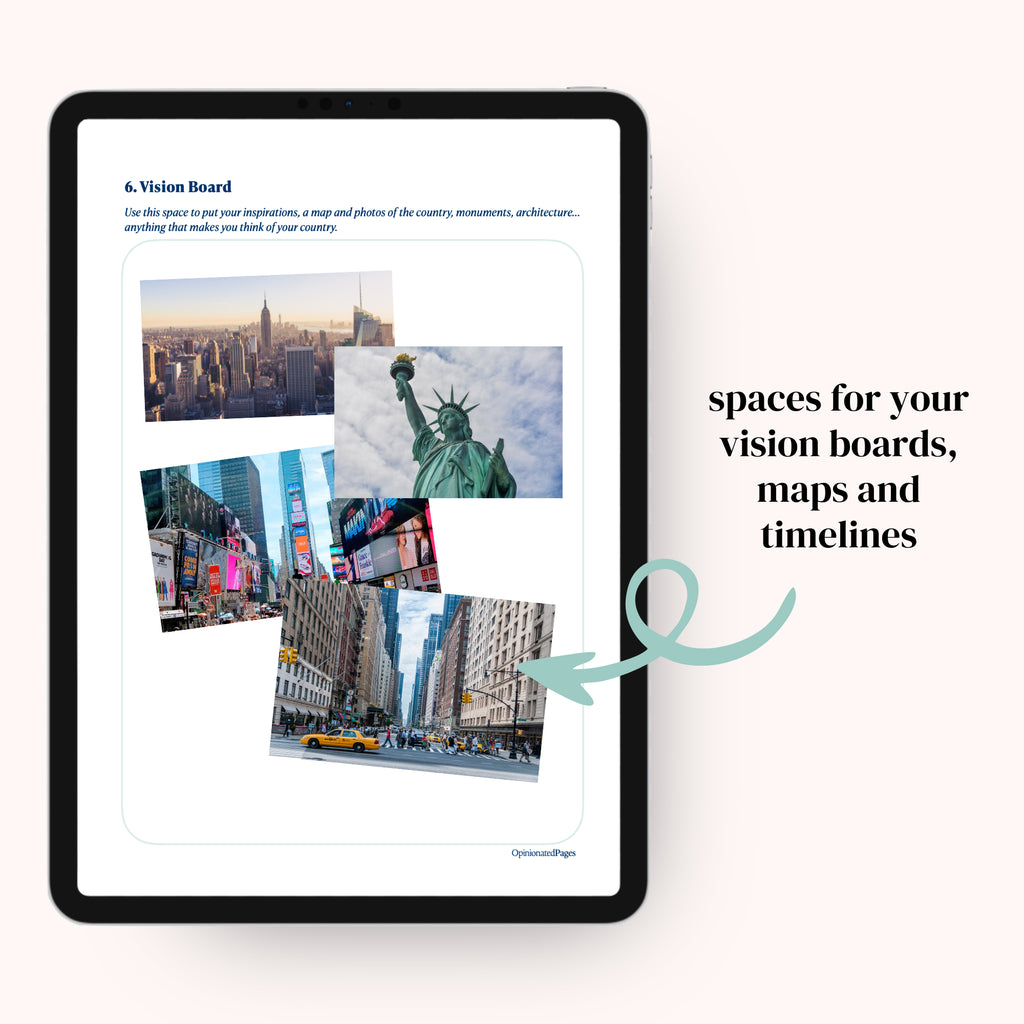 Fantasy WorldBuilding Workbook (120 Pages)