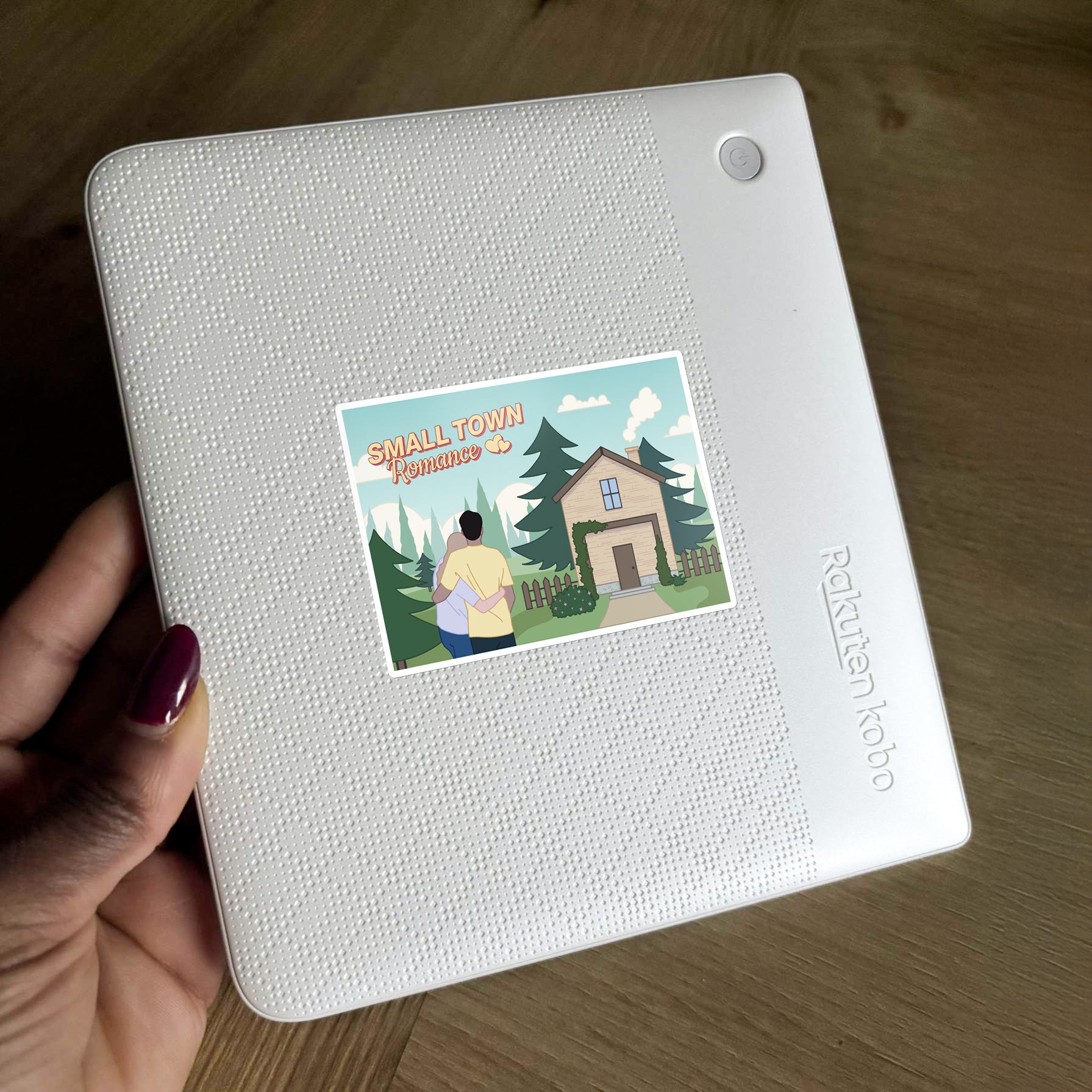 Small Town Romance Trope Sticker