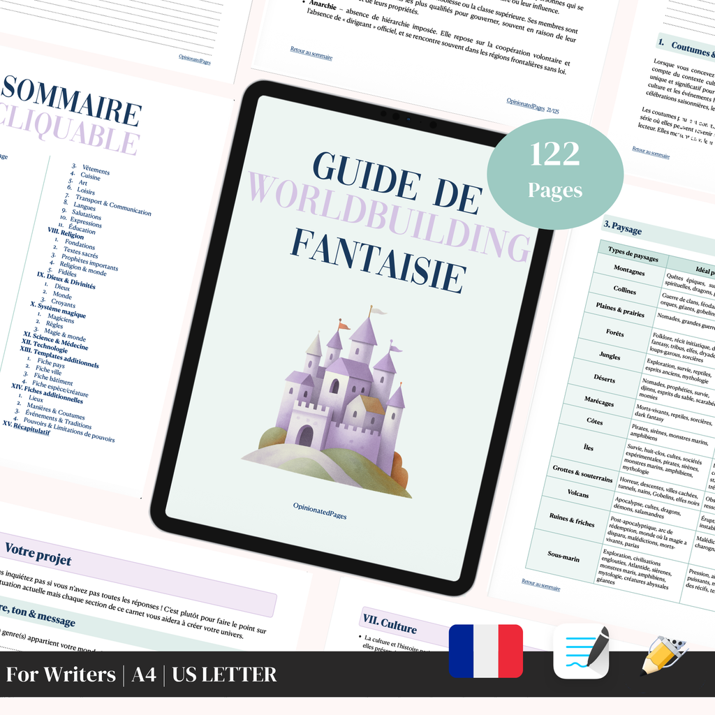 Guide Worldbuilding Fantasy (120 Pages)