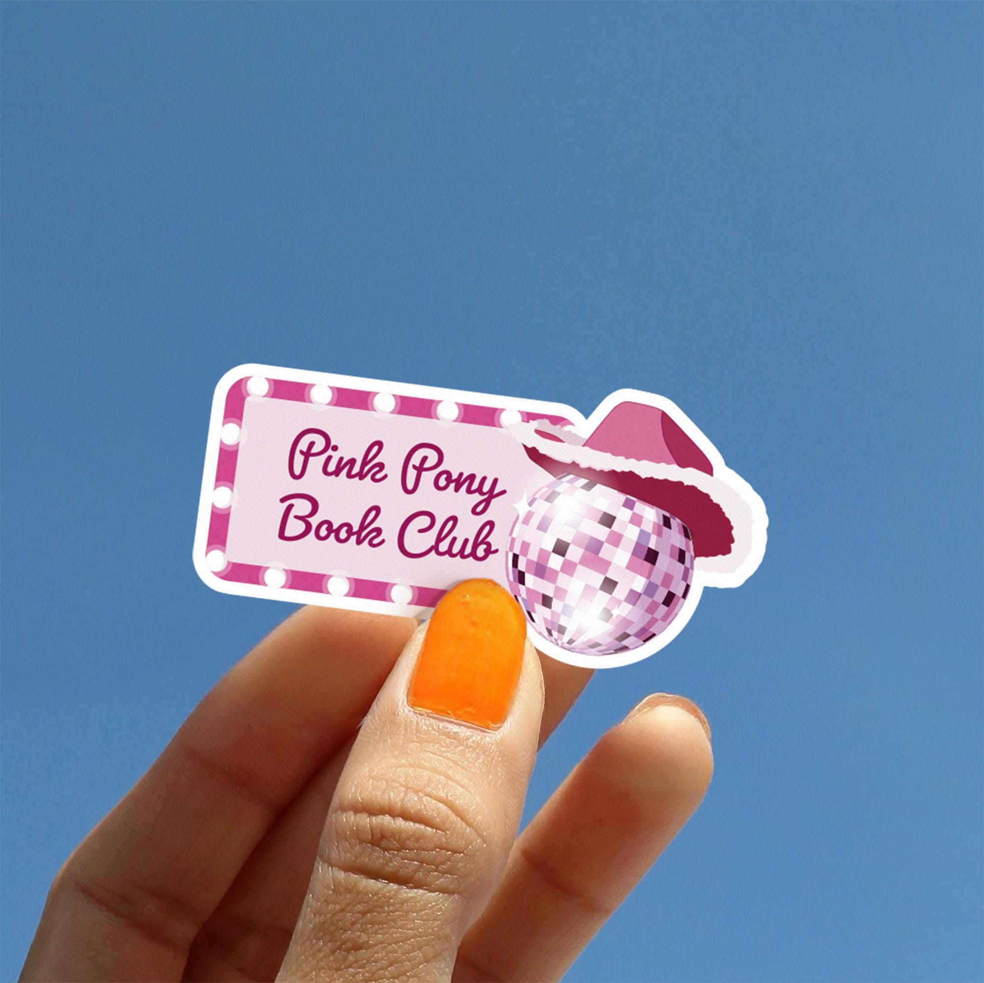Pink Pony Book Club - Bookish Sticker