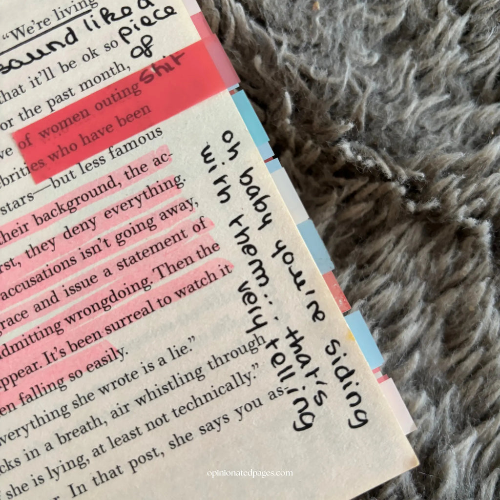 My Dark Vanessa Annotated Book