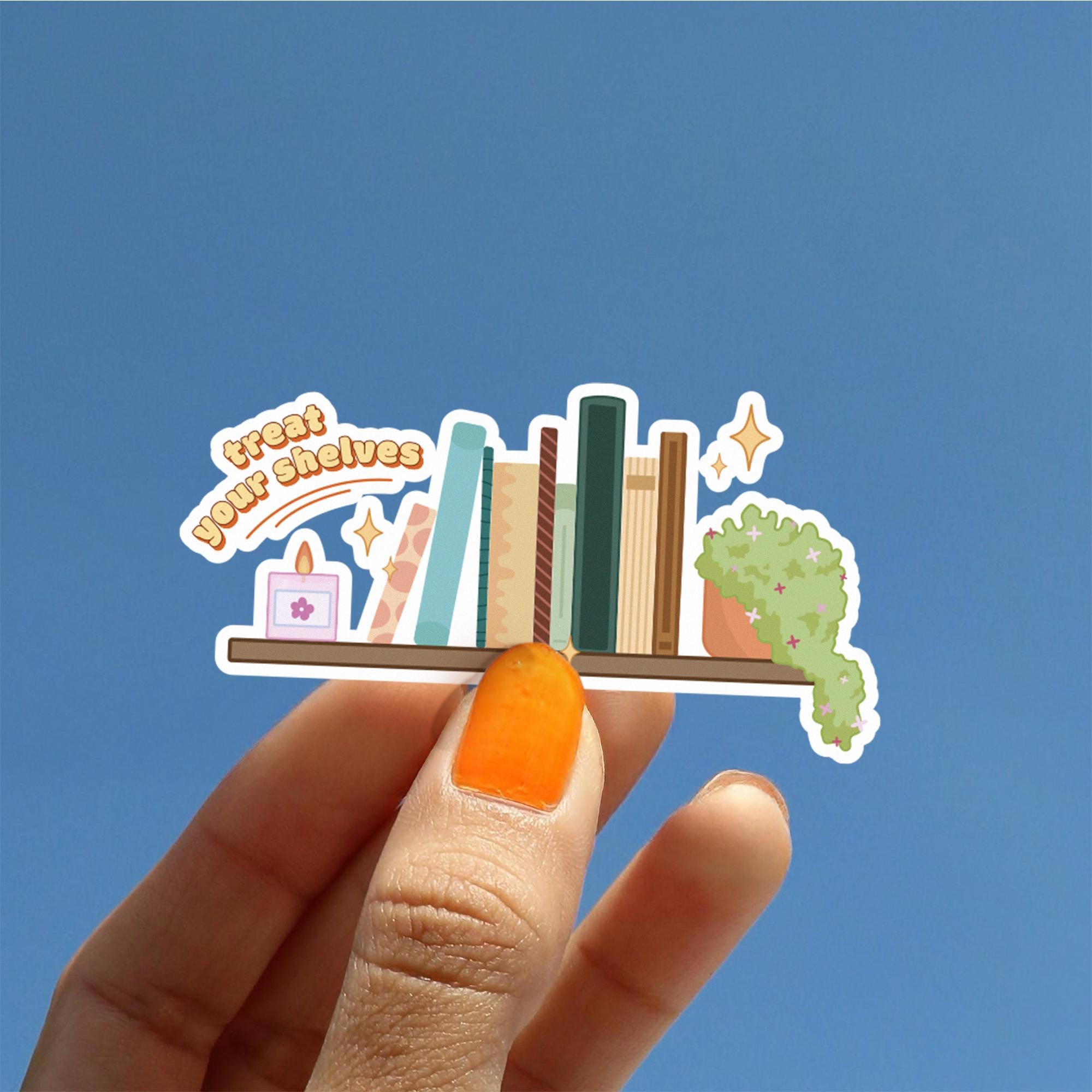 Treat Your Shelves Sticker