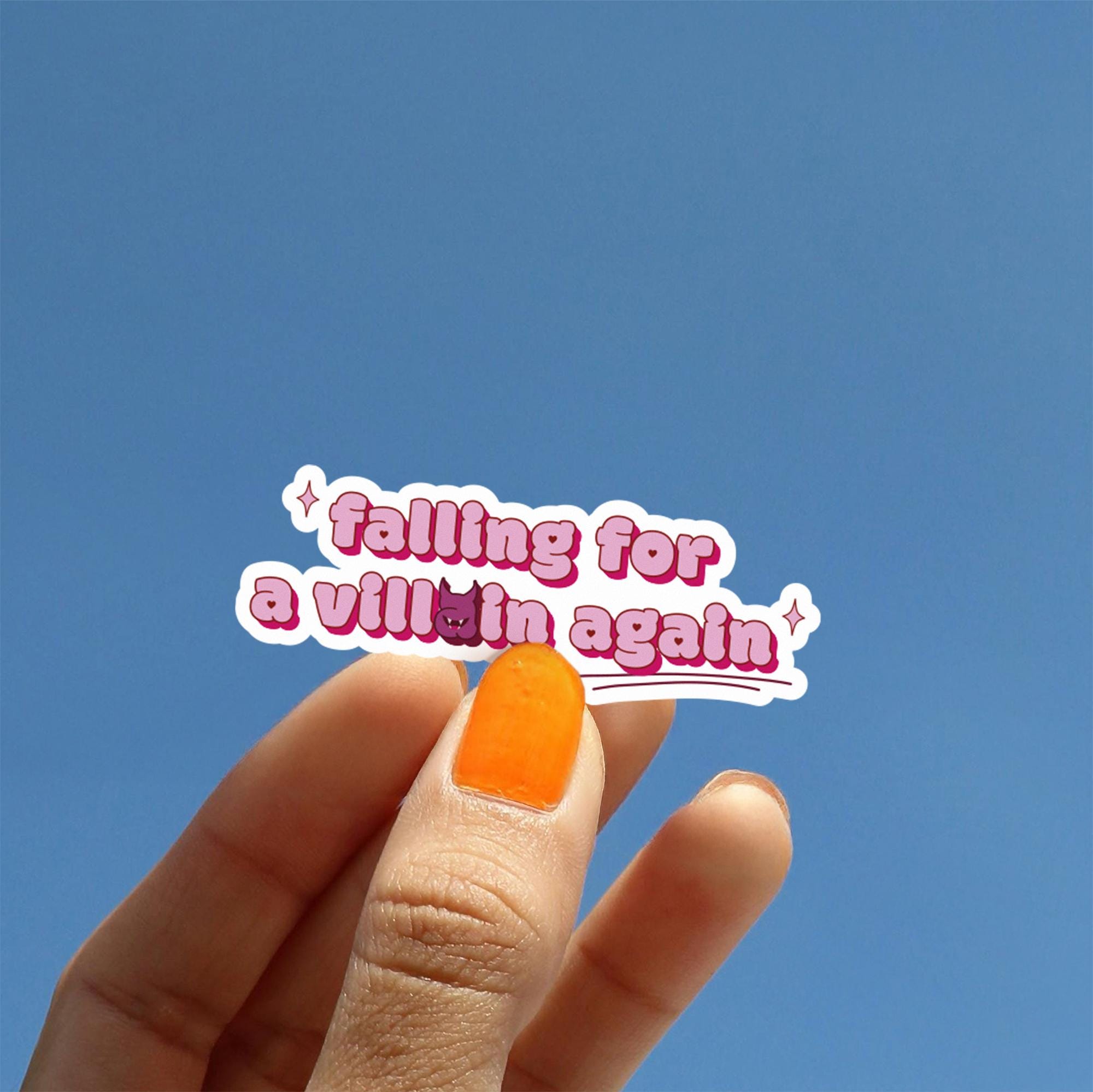 Falling for a Villain Again Sticker