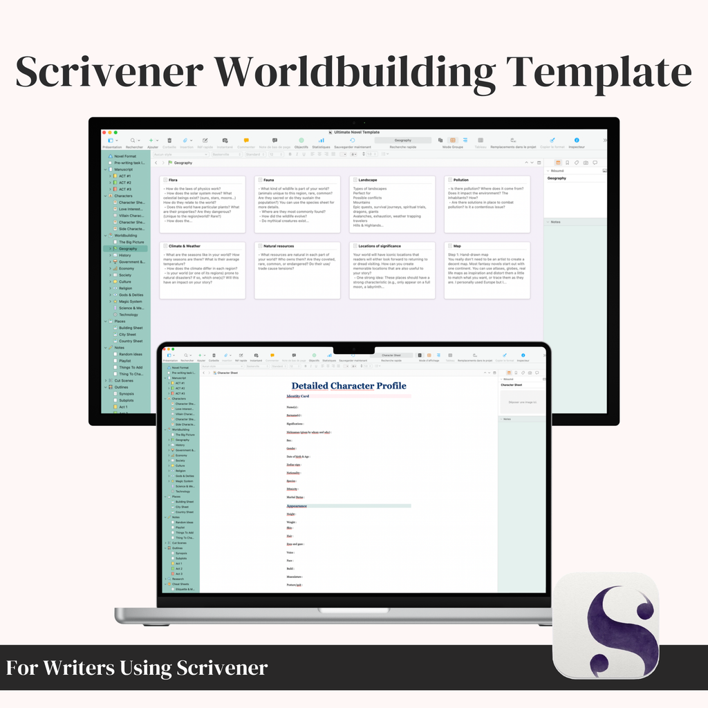 Scrivener Worldbuilding Template