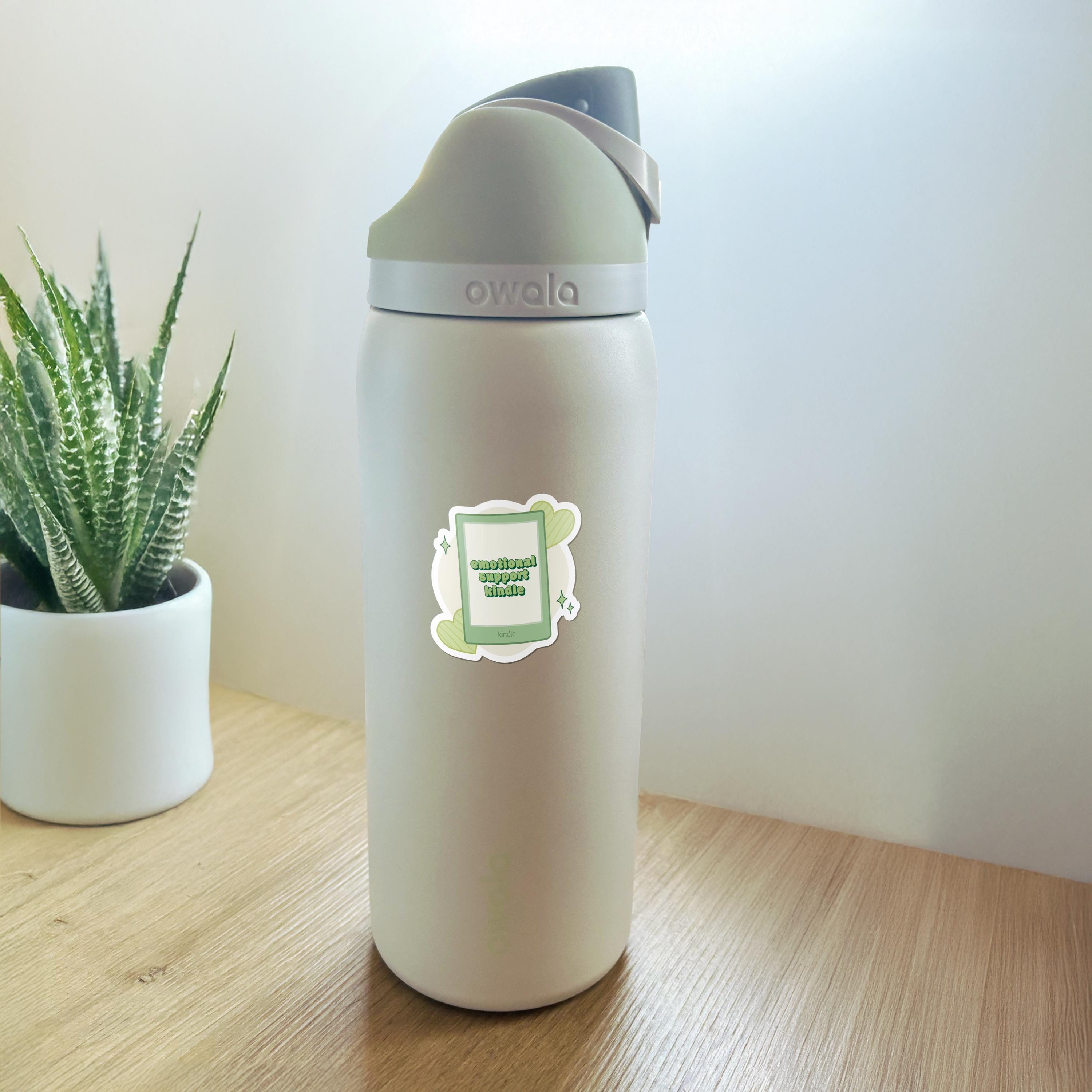 Emotional Support Kindle Sticker