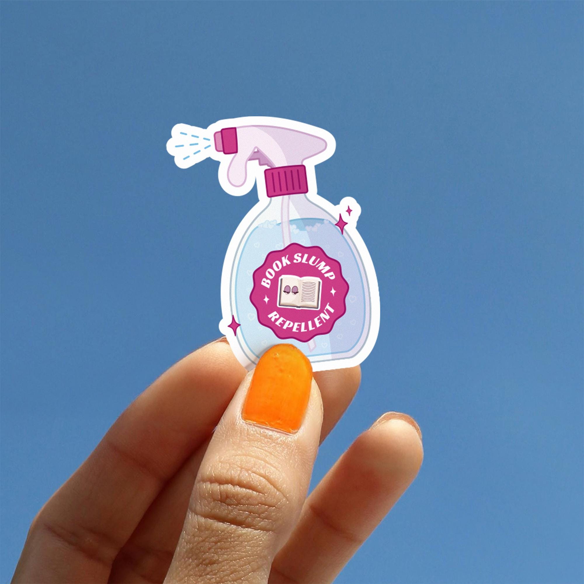 Book Slump Repellent Sticker