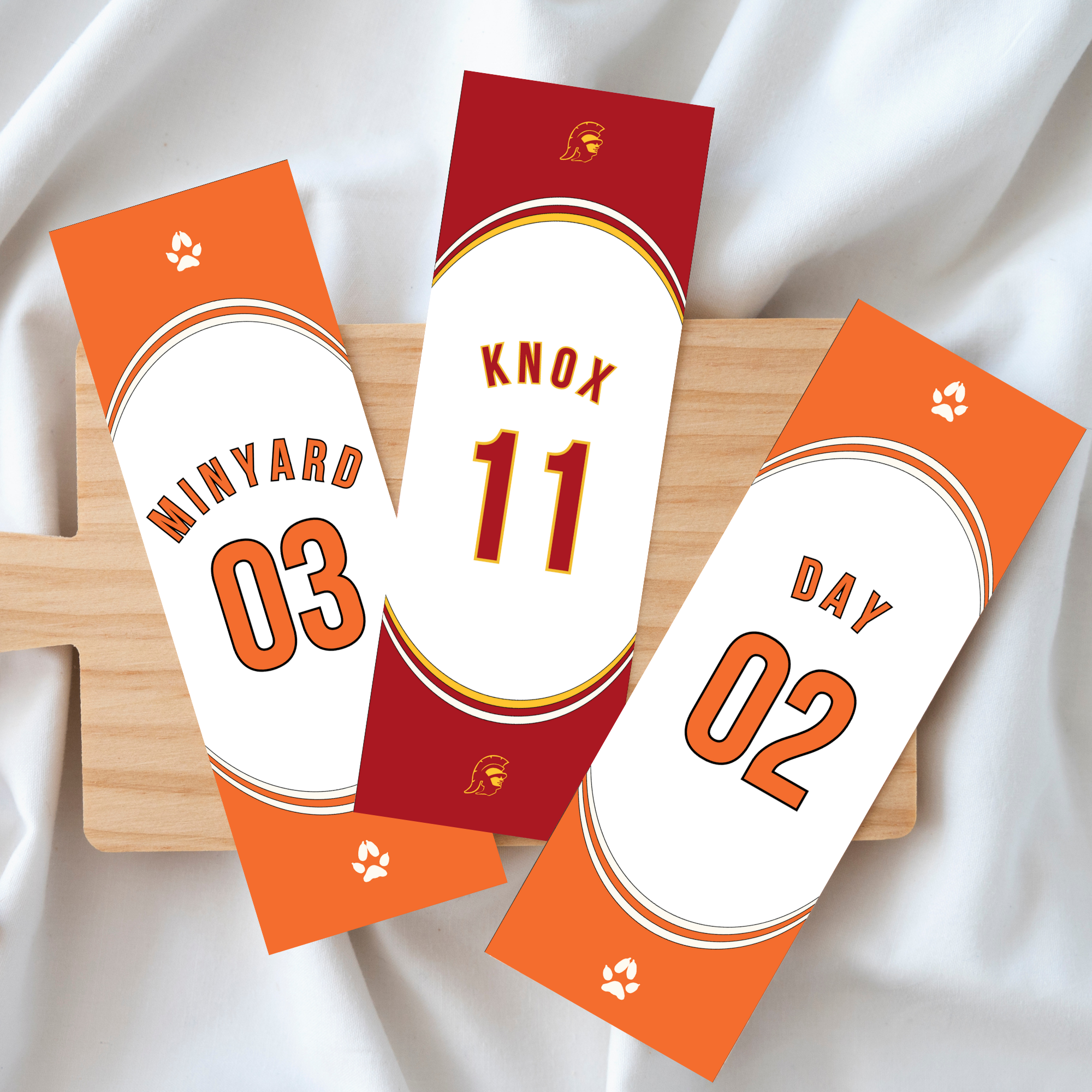All for the Game Jerseys Bookmarks