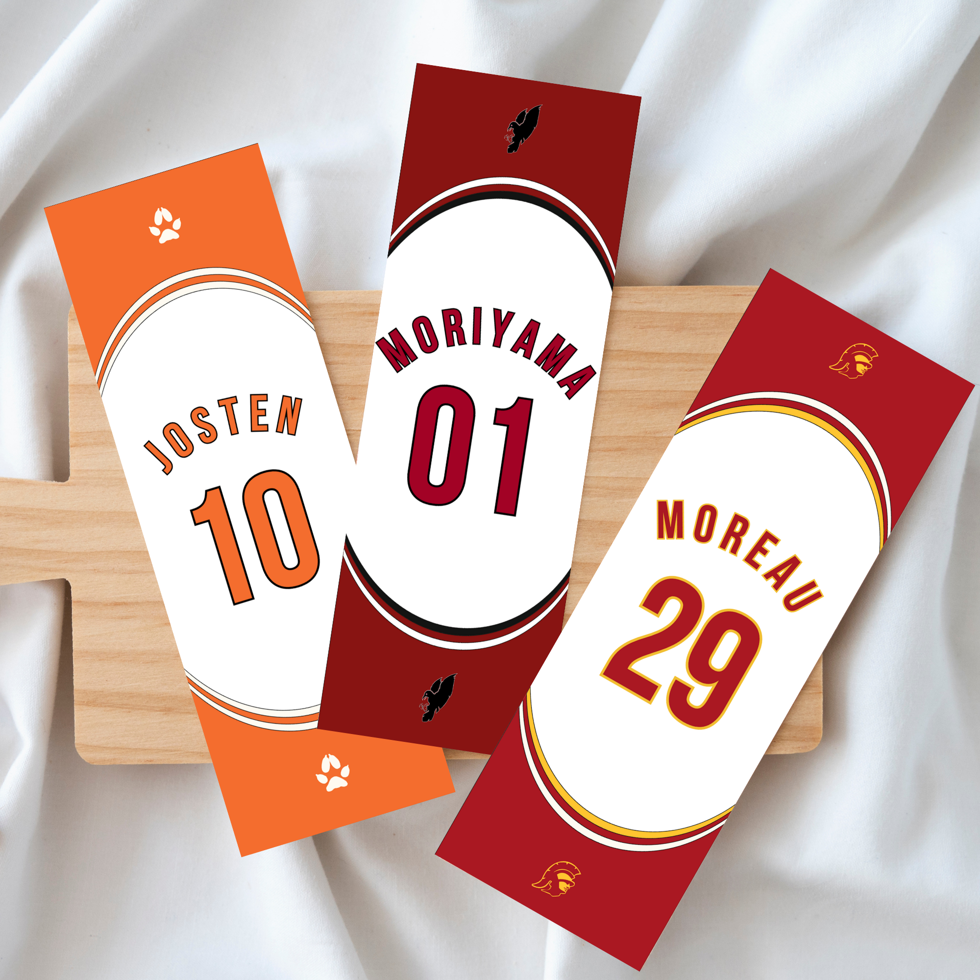 All for the Game Jerseys Bookmarks