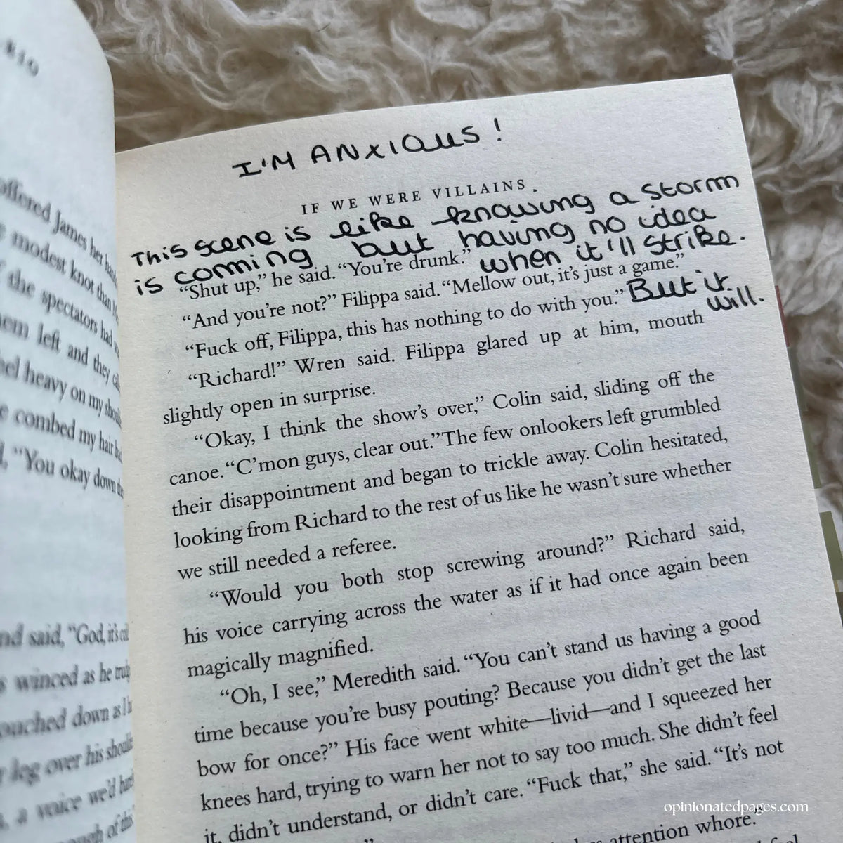 If We Were Villains Annotated Book
