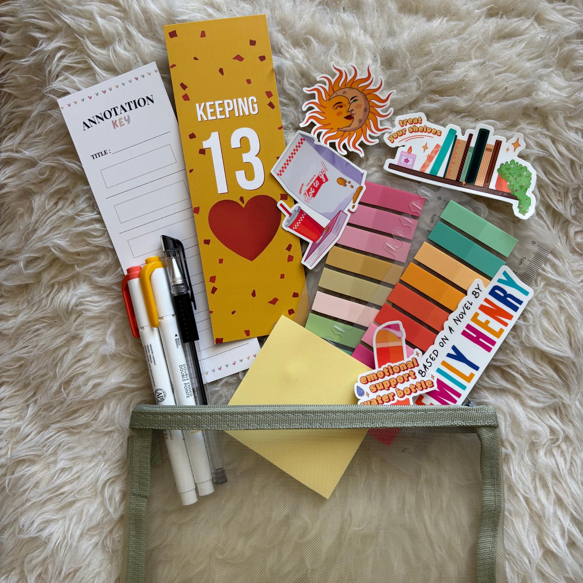 Color-themed Book Annotation Kit