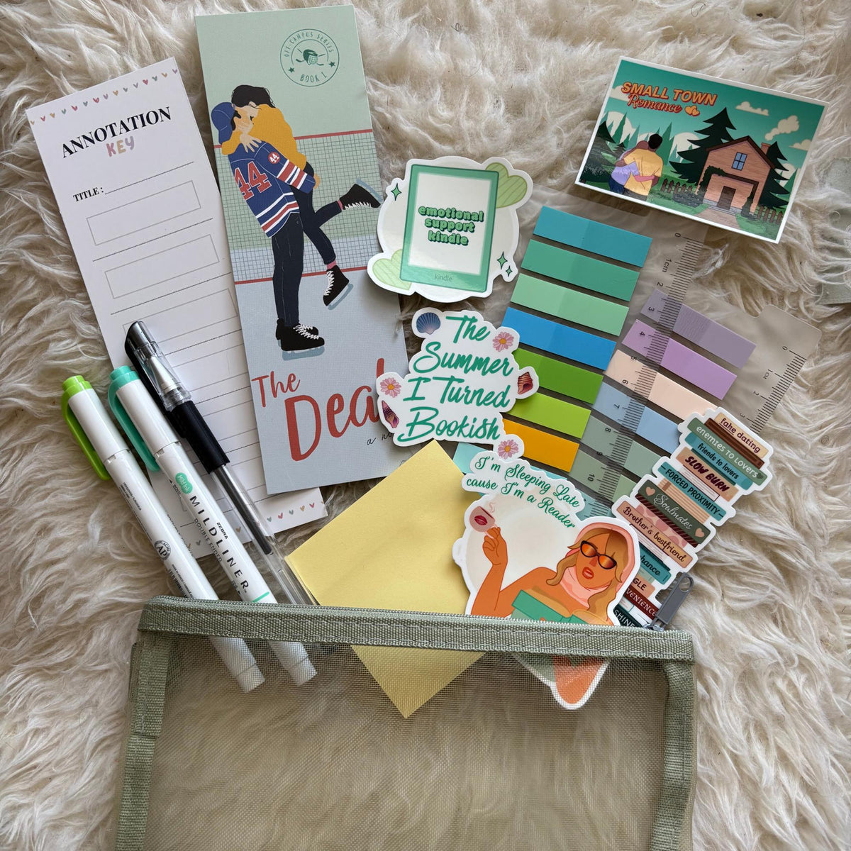 Book Annotation Kit Labels Color-themed Book Annotation Kit – OpinionatedPages