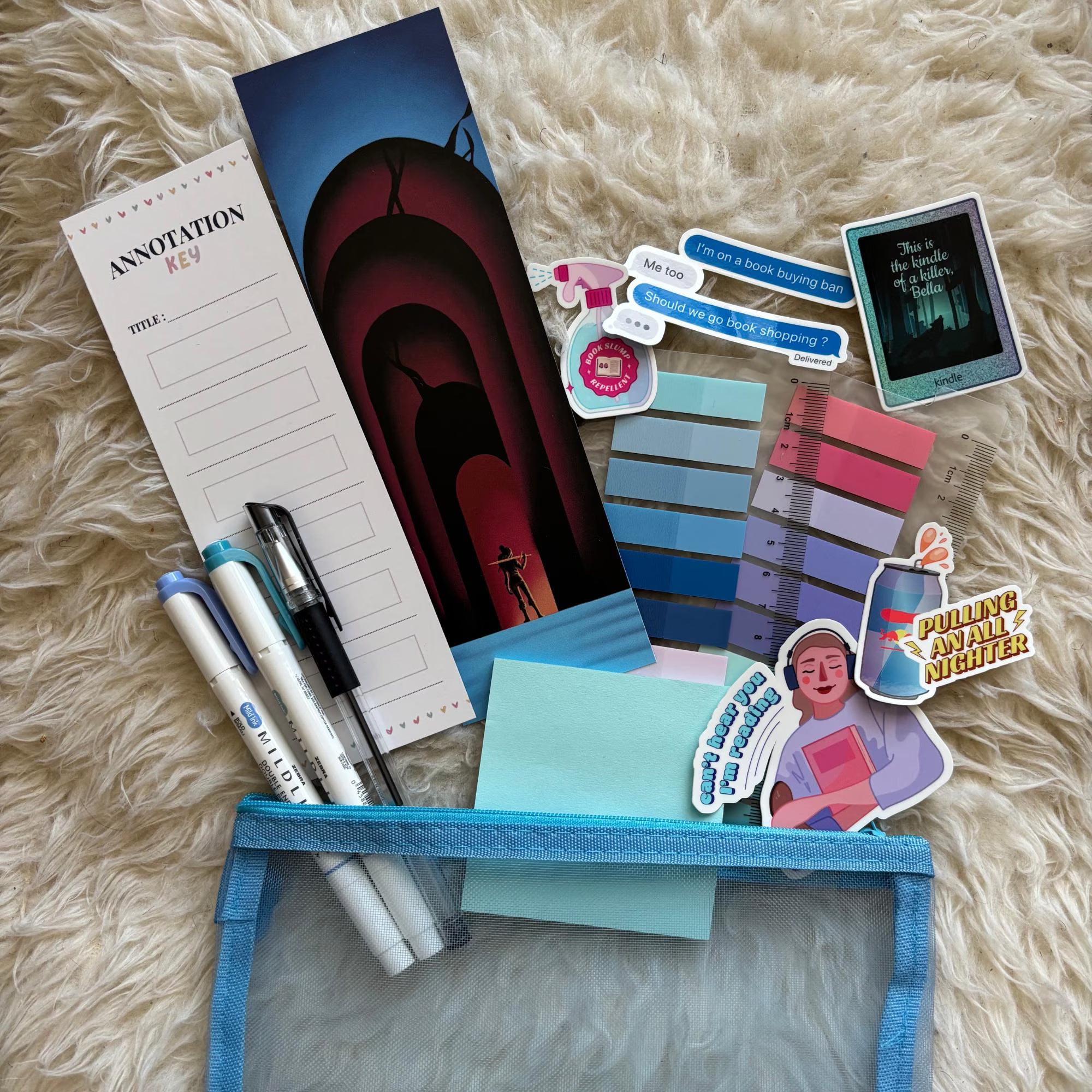 Color-themed Book Annotation Kit