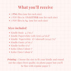 Girly Christmas Bundle Kindle Inserts