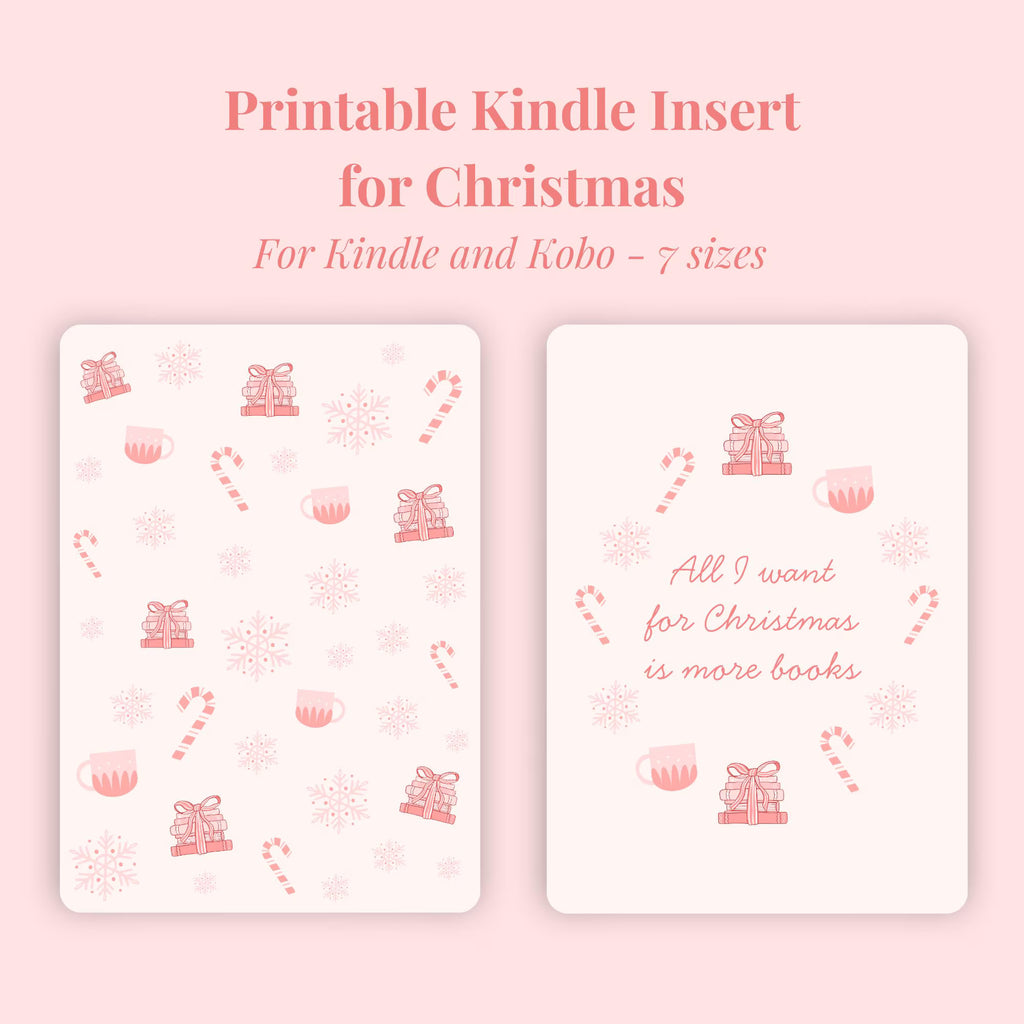 Girly Christmas Bundle Kindle Inserts