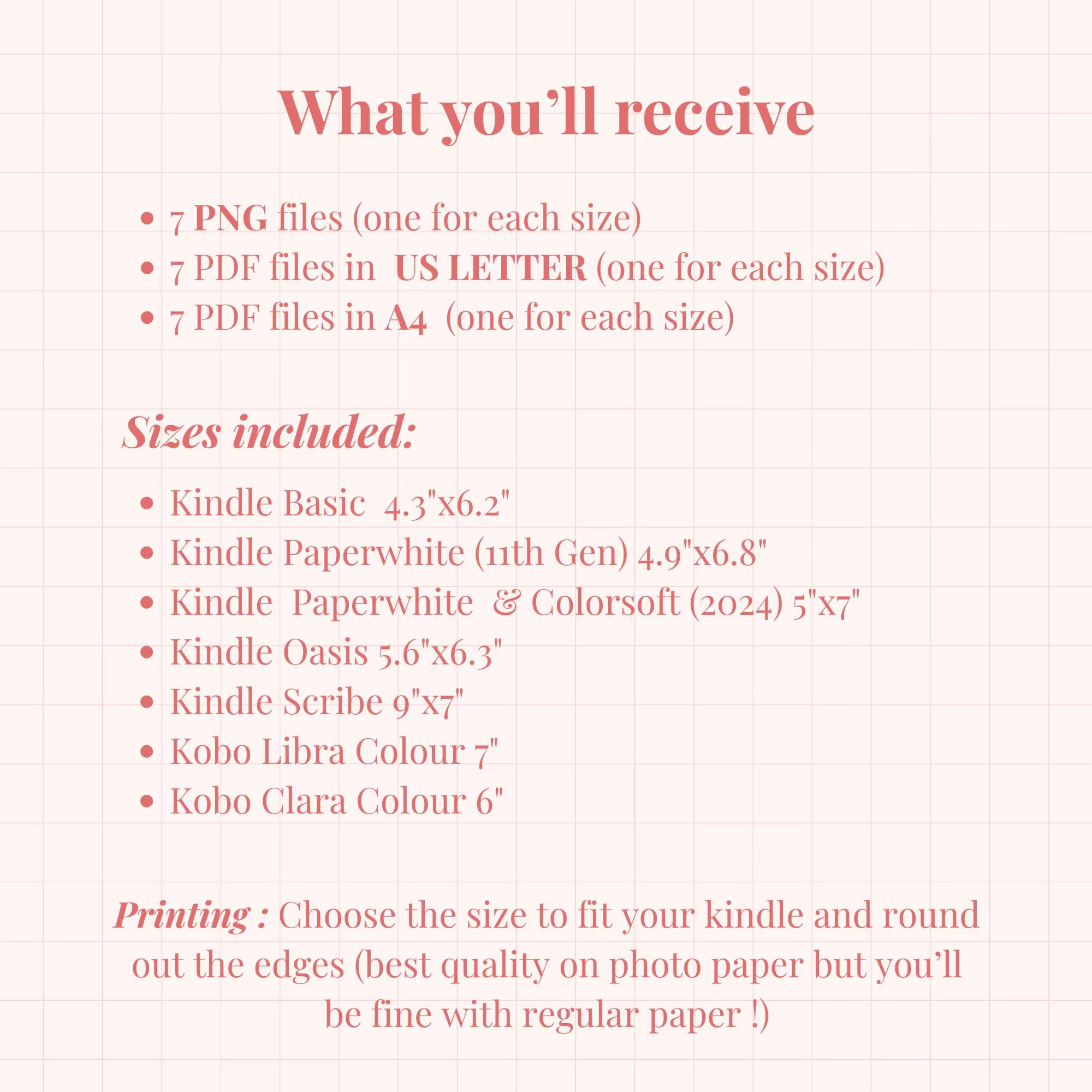 Emotional Support Kindle Insert