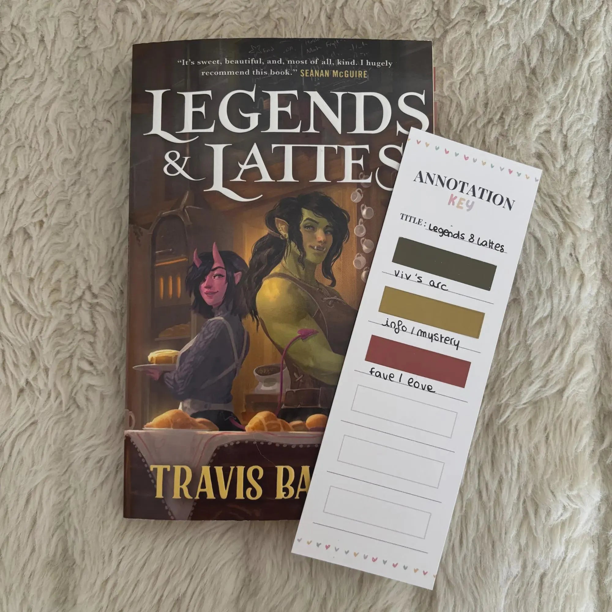 Legends & Lattes Series Annotated Books