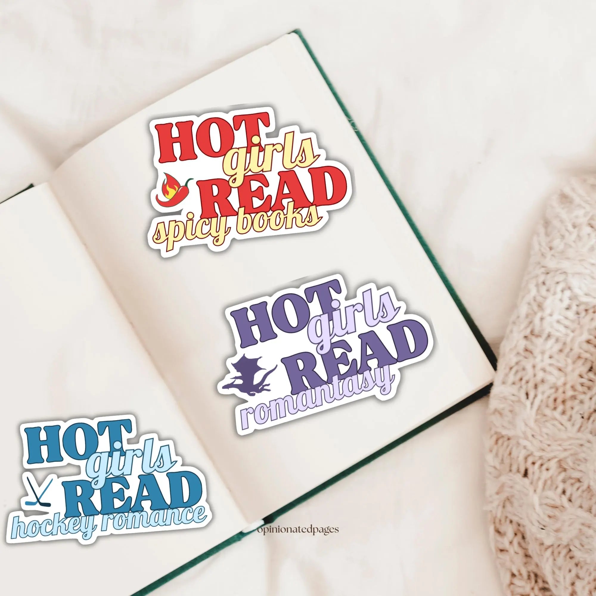 Hot Girls Read Stickers