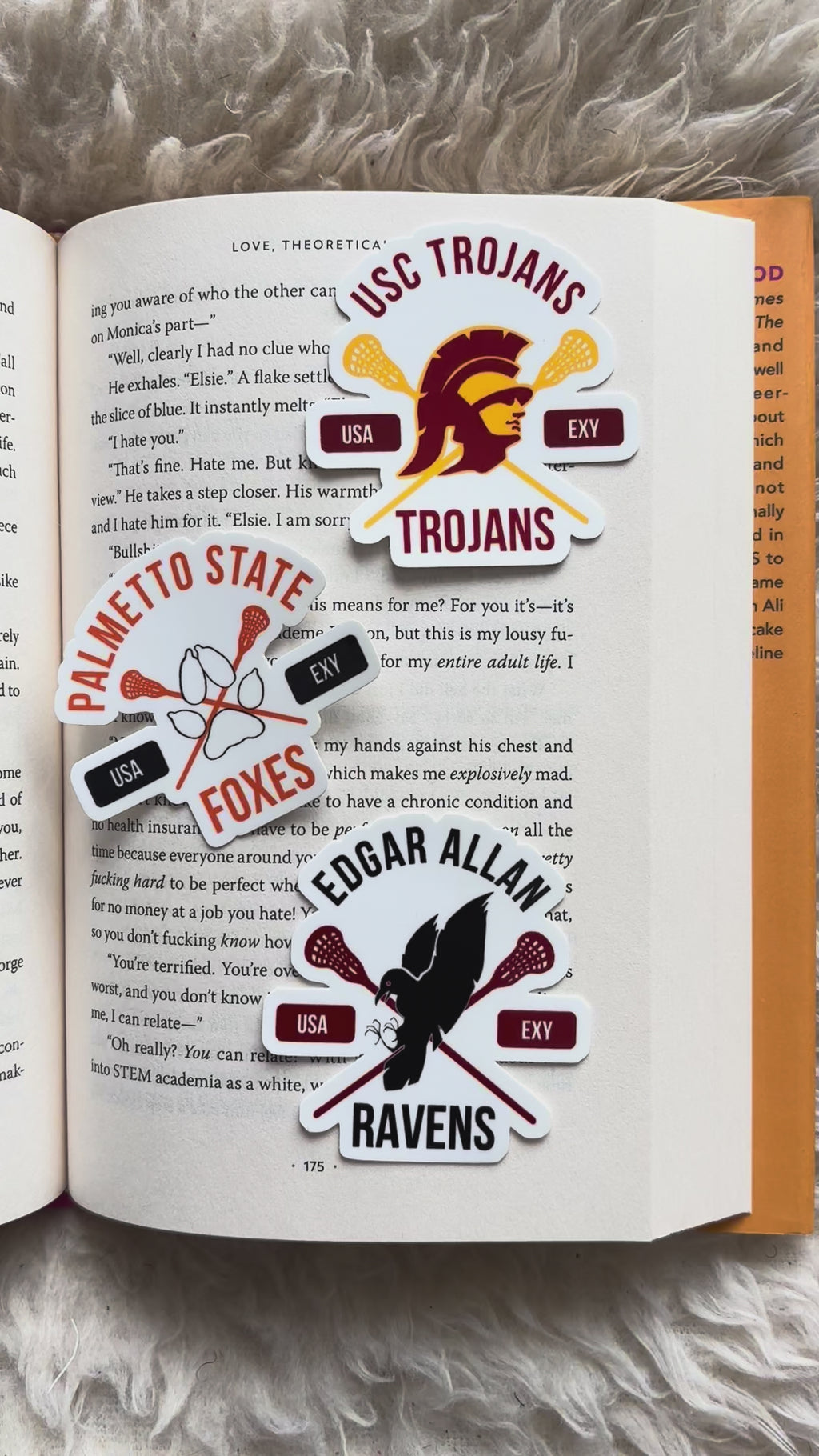 All For The Game Exy Teams Stickers