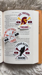 All For The Game Exy Teams Stickers