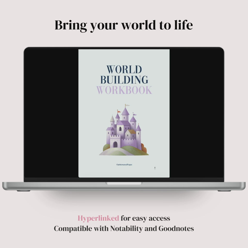 Fantasy WorldBuilding Workbook (120 Pages)