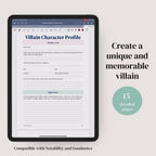 Villain Character Sheet
